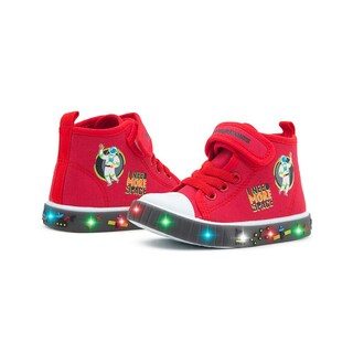 Foto 3 | Tenis Bota Para Niño Bubble Gummers Velcro Textil Step Rojo Rojo