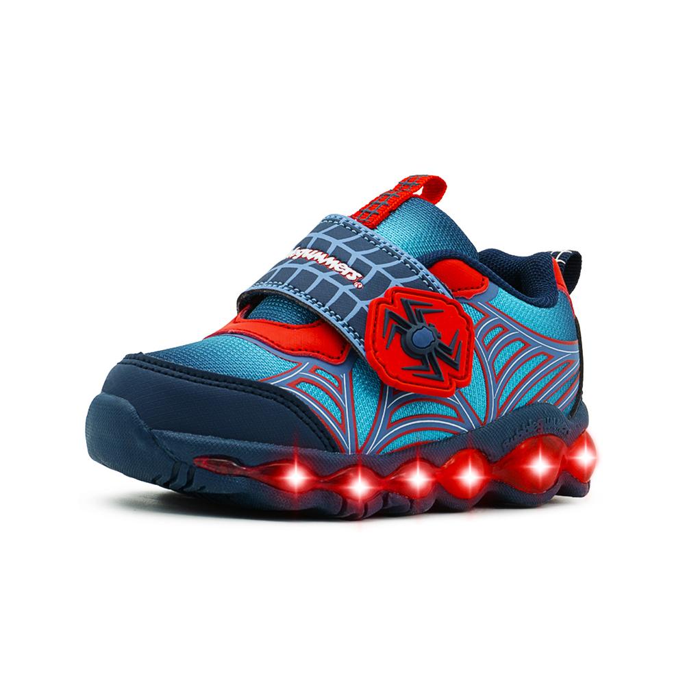 Foto 5 pulgar | Tenis Luces Led Importado Bubble Gummers Infantil Araña Rojo