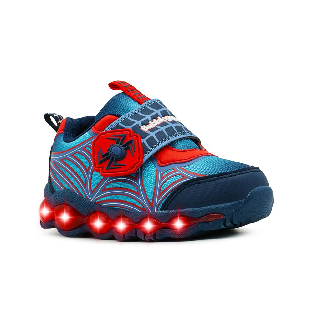 Foto 6 pulgar | Tenis Luces Led Importado Bubble Gummers Infantil Araña Rojo