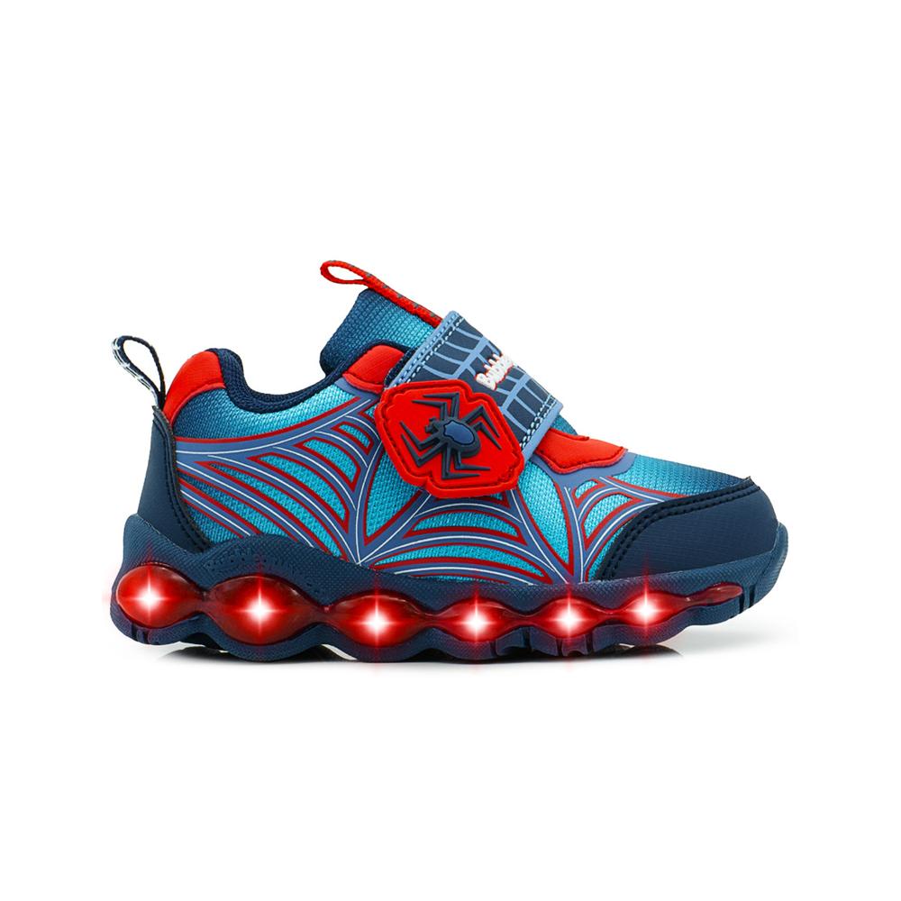 Foto 8 pulgar | Tenis Luces Led Importado Bubble Gummers Infantil Araña Rojo