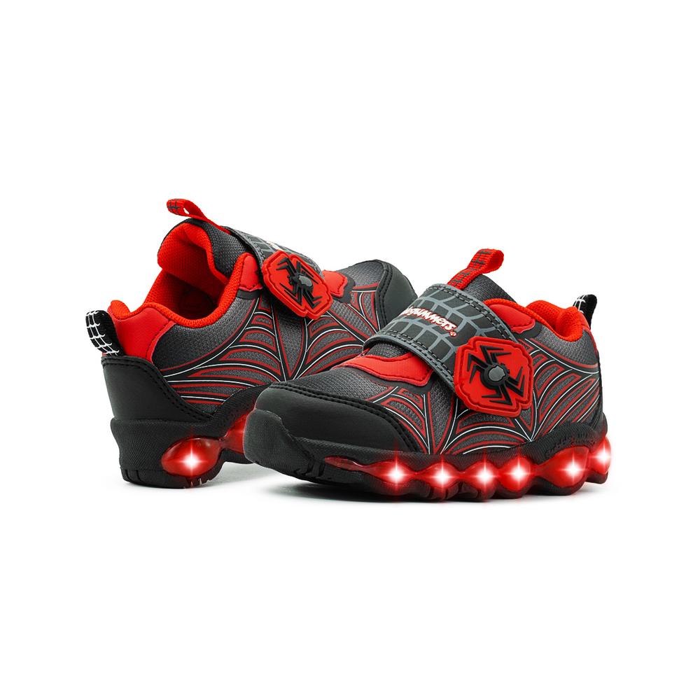 Foto 3 pulgar | Tenis Luces Led Importado Bubble Gummers Infantil Araña Negro