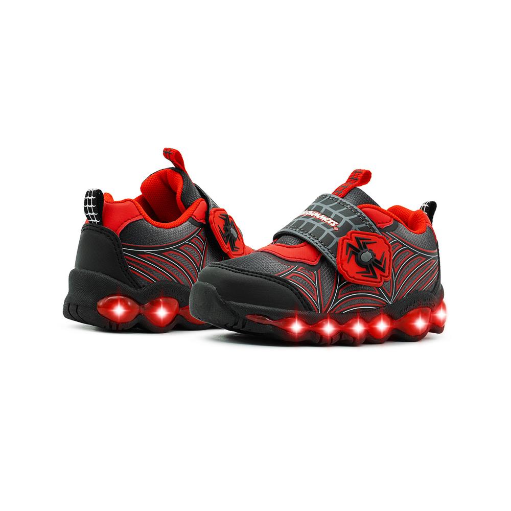 Foto 4 pulgar | Tenis Luces Led Importado Bubble Gummers Infantil Araña Negro