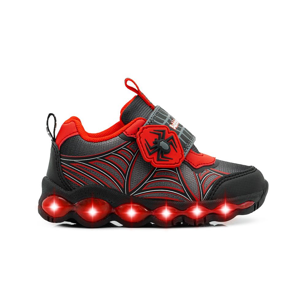 Foto 8 pulgar | Tenis Luces Led Importado Bubble Gummers Infantil Araña Negro