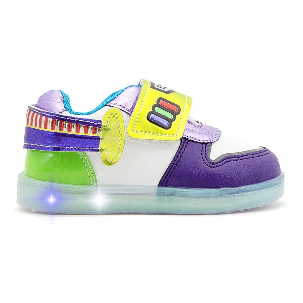 Tenis Bubble Gummers Buzz Lightyear Con Luces 14-17 Blanco