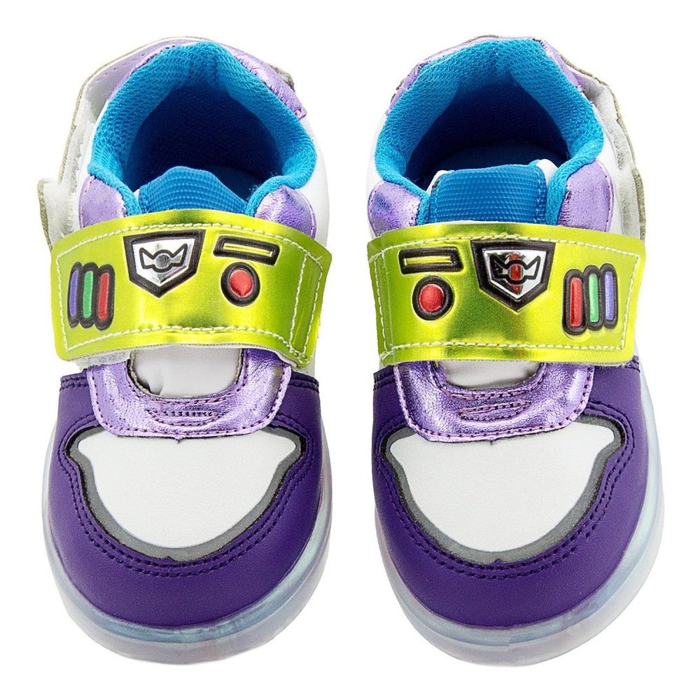 Foto 7 pulgar | Tenis Bubble Gummers Buzz Lightyear Con Luces 14-17 Blanco