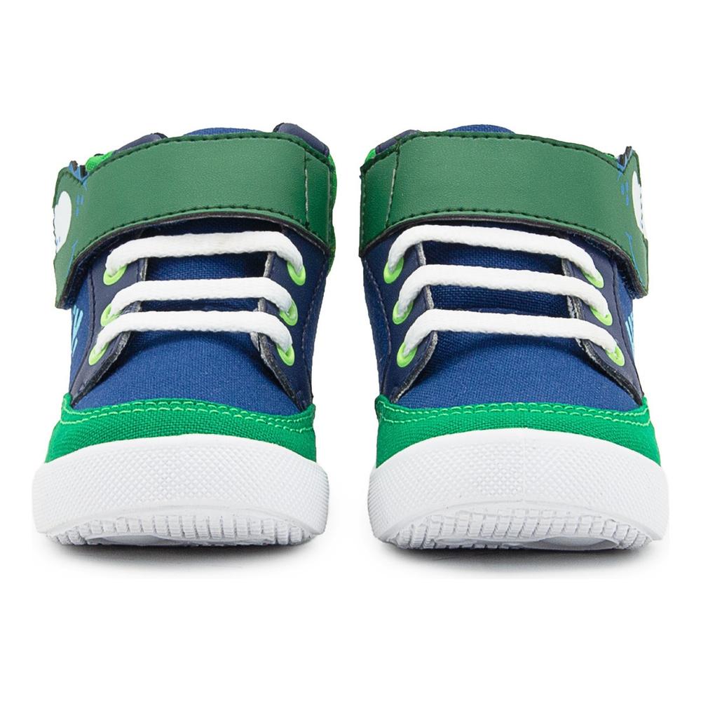Foto 5 pulgar | Tenis Bota Bubble Gummers Niño Dinosaurio Primeros Pasos Azul