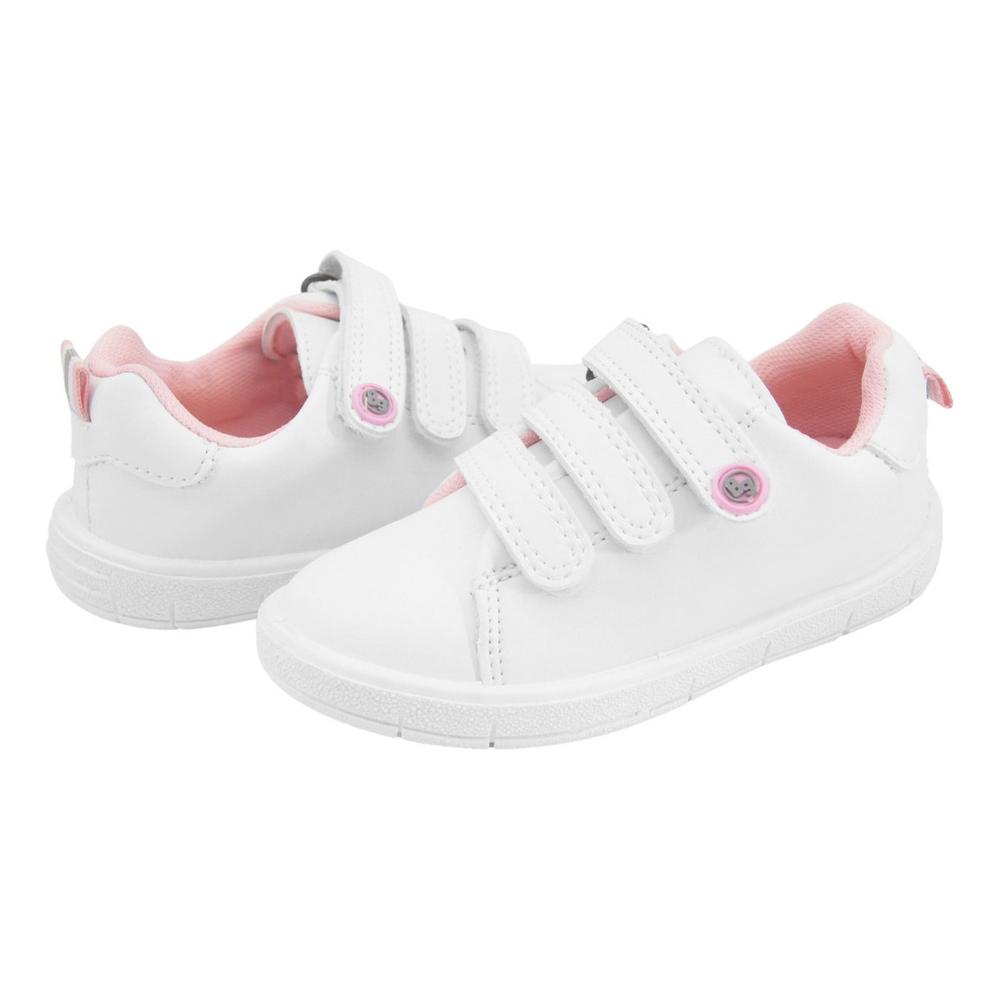 Foto 3 pulgar | Tenis Escolar Blanco Bubble Gummers Colección 2021 Niño Blanco