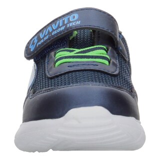 Foto 6 | Tenis Niño Toddler Vavito Rocket Azul Marino Casual Cómodo Deportivo Sports Cintas Velcro Ajustable Verde