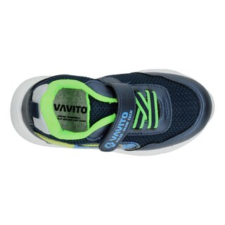 Foto 8 | Tenis Niño Toddler Vavito Rocket Azul Marino Casual Cómodo Deportivo Sports Cintas Velcro Ajustable Verde