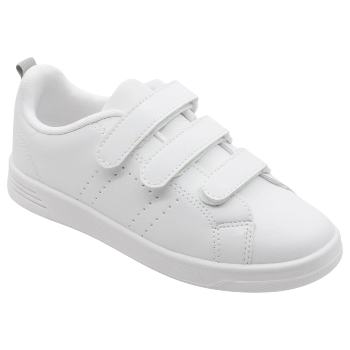 Foto 2 pulgar | Tenis Exterior Piel Vegana Color Blanco Para Niño De Rbcollection