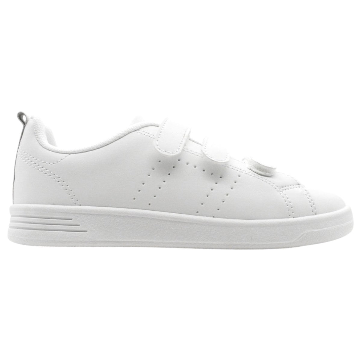 Foto 2 | Tenis Exterior Piel Vegana Color Blanco Para Niño De Rbcollection