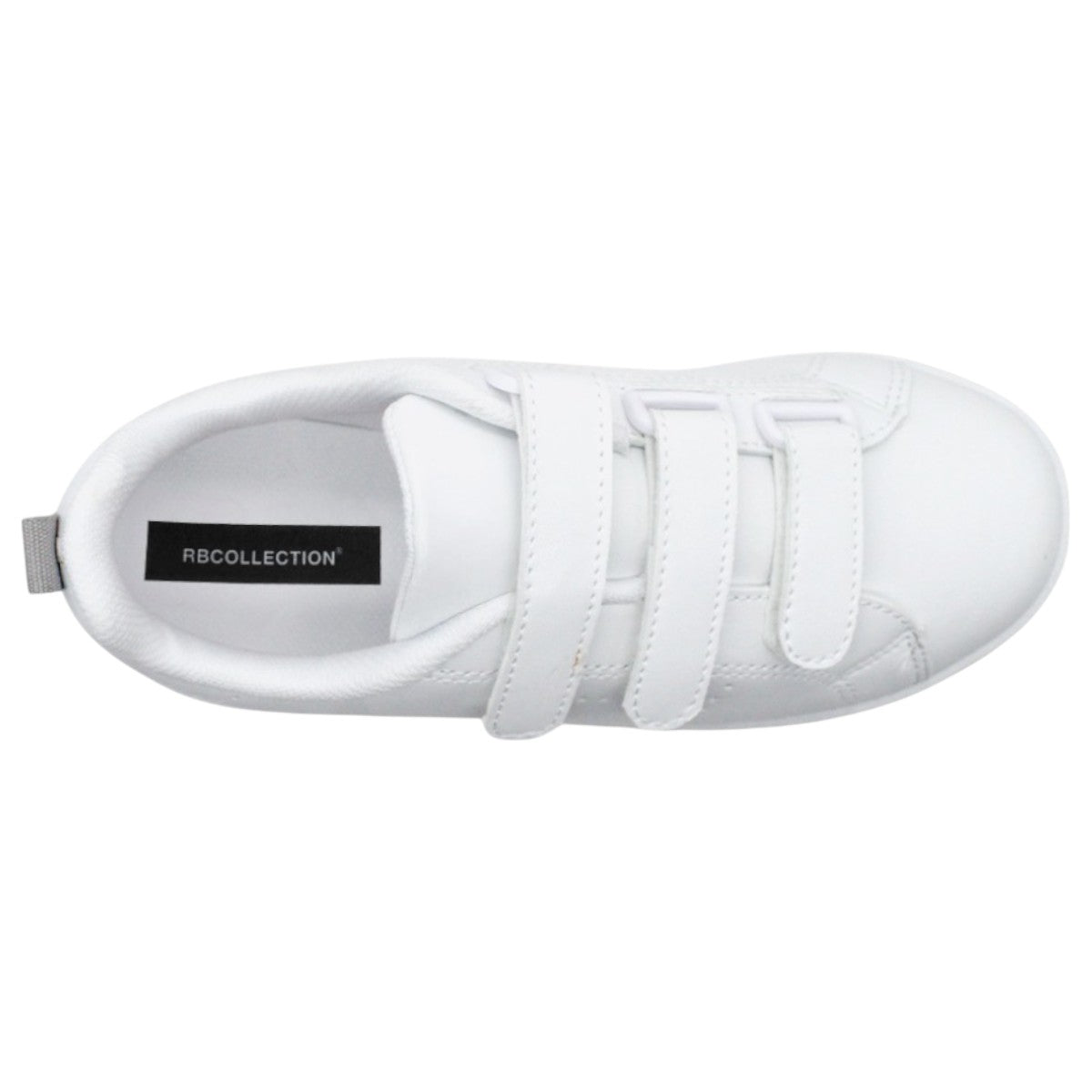 Foto 4 pulgar | Tenis Exterior Piel Vegana Color Blanco Para Niño De Rbcollection