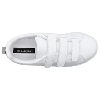 Foto 3 | Tenis Exterior Piel Vegana Color Blanco Para Niño De Rbcollection