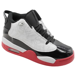 Foto 1 | Tenis Exterior Piel Vegana Color Negro Con Blanco Para Niño De Rbcollection