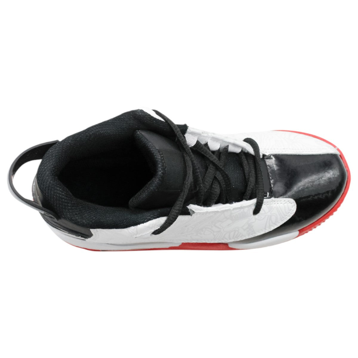 Foto 4 pulgar | Tenis Exterior Piel Vegana Color Negro Con Blanco Para Niño De Rbcollection