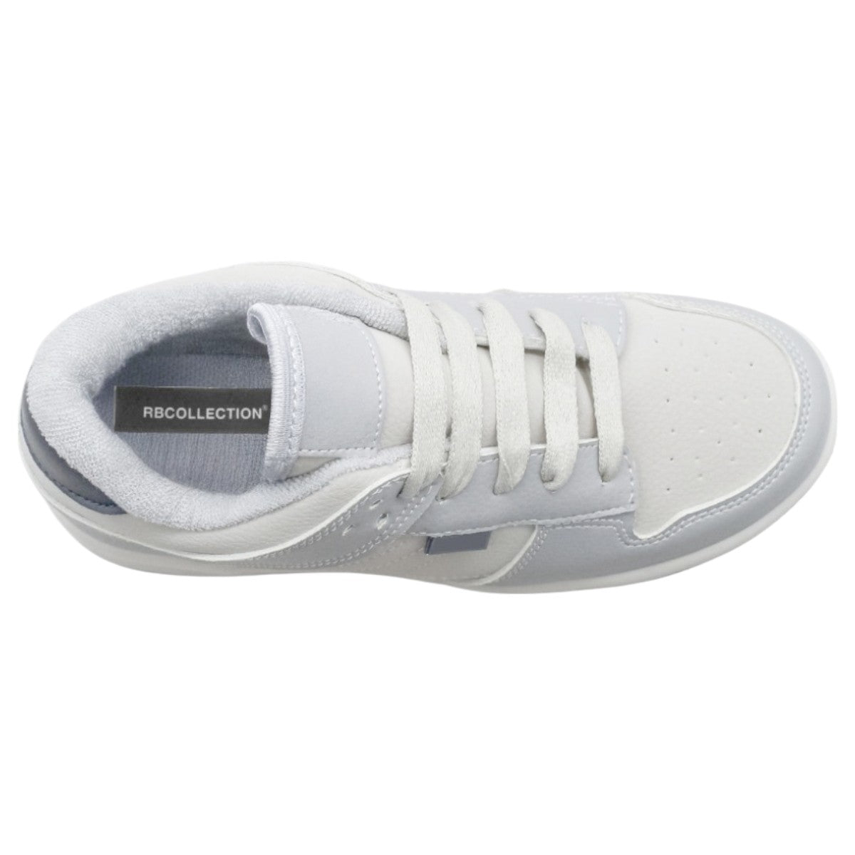 Foto 4 pulgar | Tenis Exterior Piel Vegana Color Gris Para Niño De Rbcollection