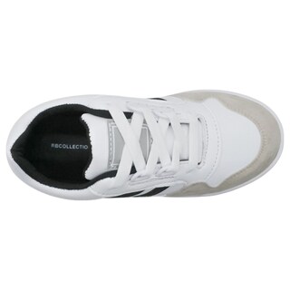 Foto 3 | Tenis Exterior Piel Vegana Color Blanco Para Niño De Rbcollection
