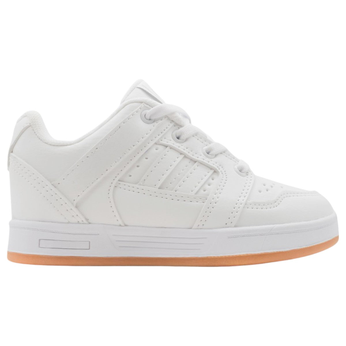 Foto 2 | Tenis Exterior Piel Vegana Color Blanco Para Niño De Rbcollection