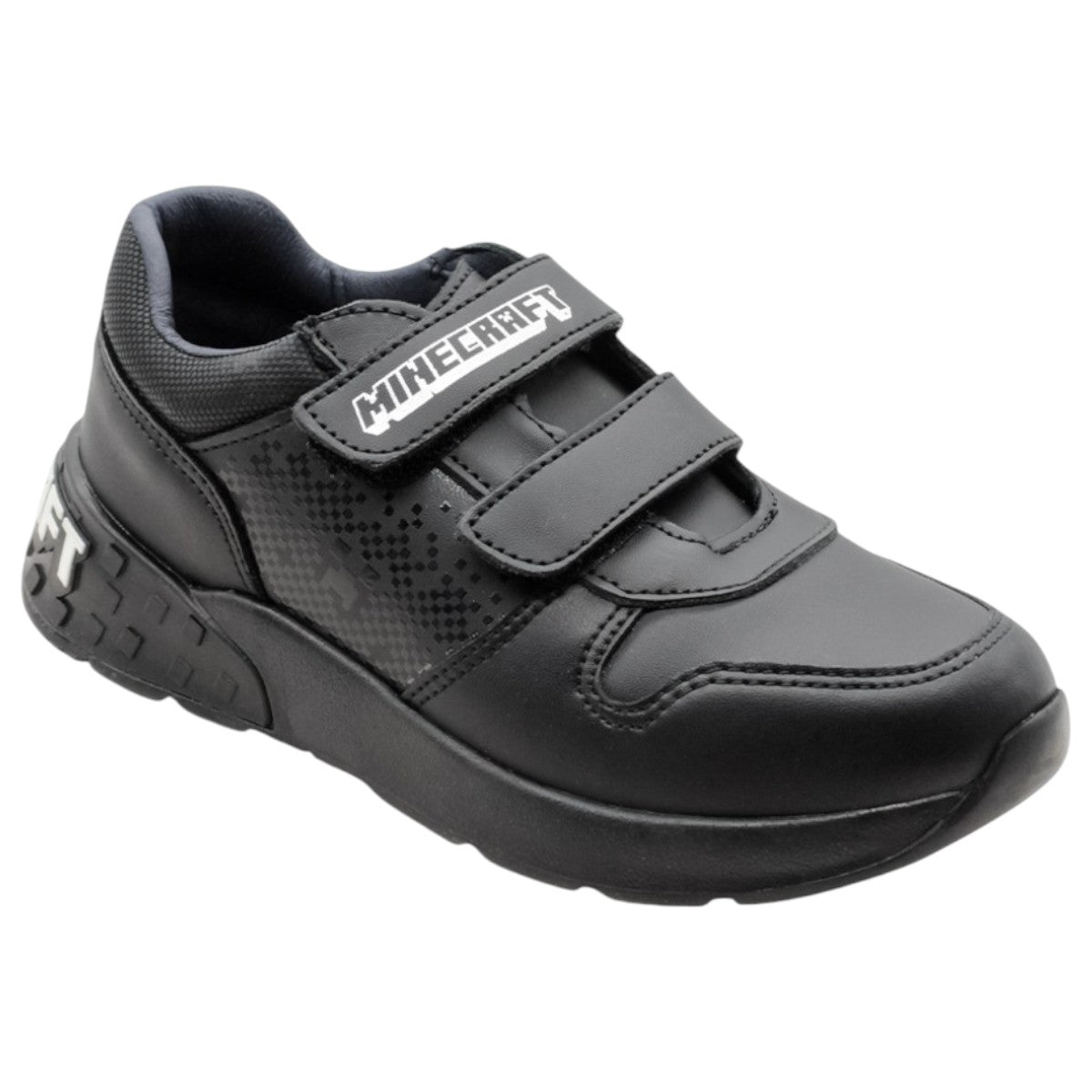 Foto 1 | Tenis Exterior Piel Color Negro Para Niño De Rbcollection