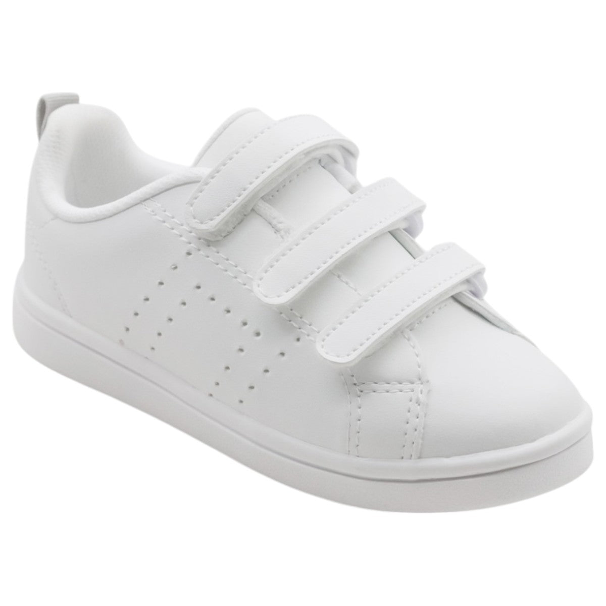 Foto 2 pulgar | Tenis Exterior Piel Vegana Color Blanco Para Niño De Rbcollection