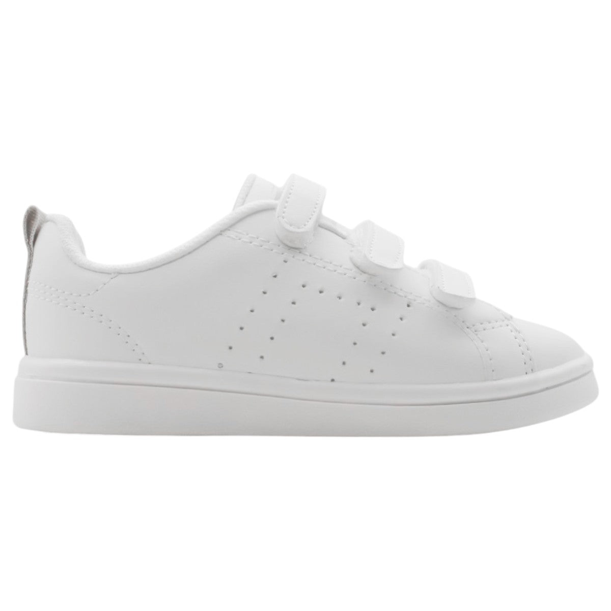 Foto 2 | Tenis Exterior Piel Vegana Color Blanco Para Niño De Rbcollection