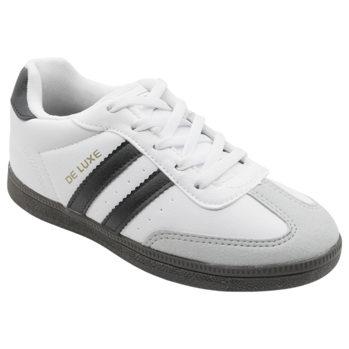 Foto 1 | Tenis Exterior Piel Vegana Color Blanco Para Niño De Rbcollection