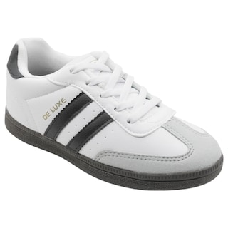 Foto 1 | Tenis Exterior Piel Vegana Color Blanco Para Niño De Rbcollection