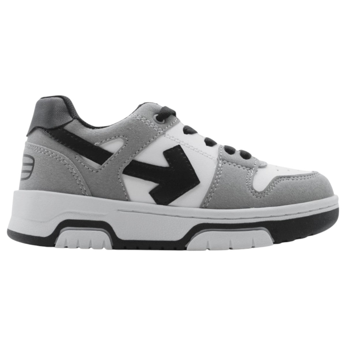 Foto 2 | Tenis Exterior Piel Vegana Color Blanco Para Niño De Rbcollection
