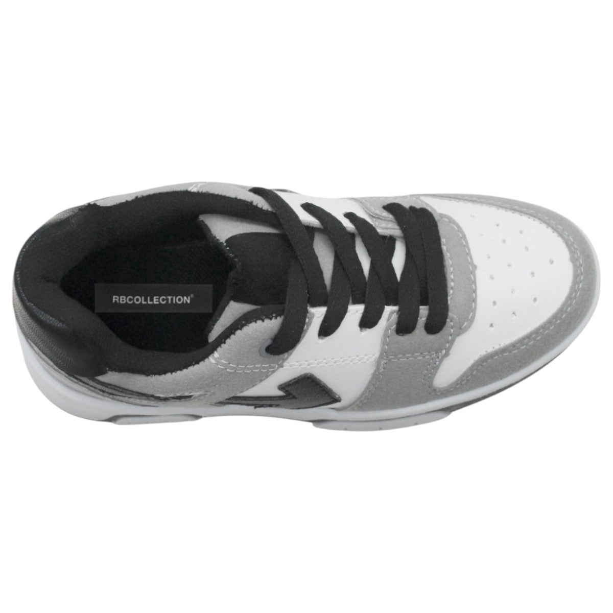 Foto 3 | Tenis Exterior Piel Vegana Color Blanco Para Niño De Rbcollection