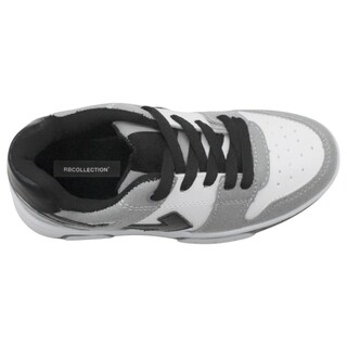 Foto 3 | Tenis Exterior Piel Vegana Color Blanco Para Niño De Rbcollection