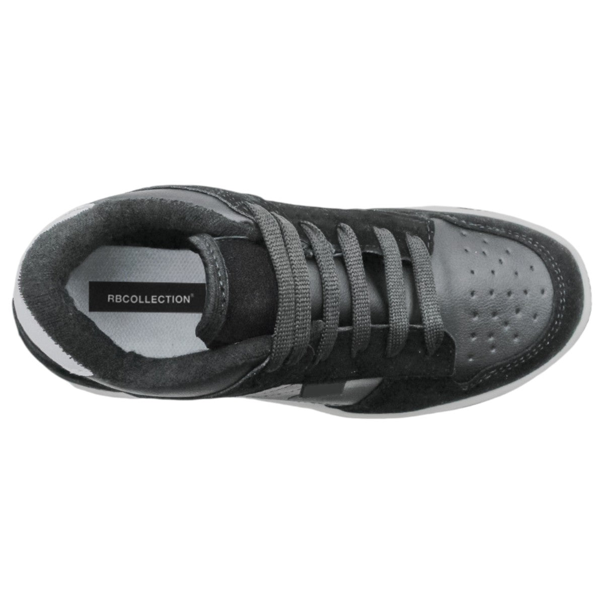 Foto 4 pulgar | Tenis Exterior Gamuza Color Negro Para Niño De Rbcollection
