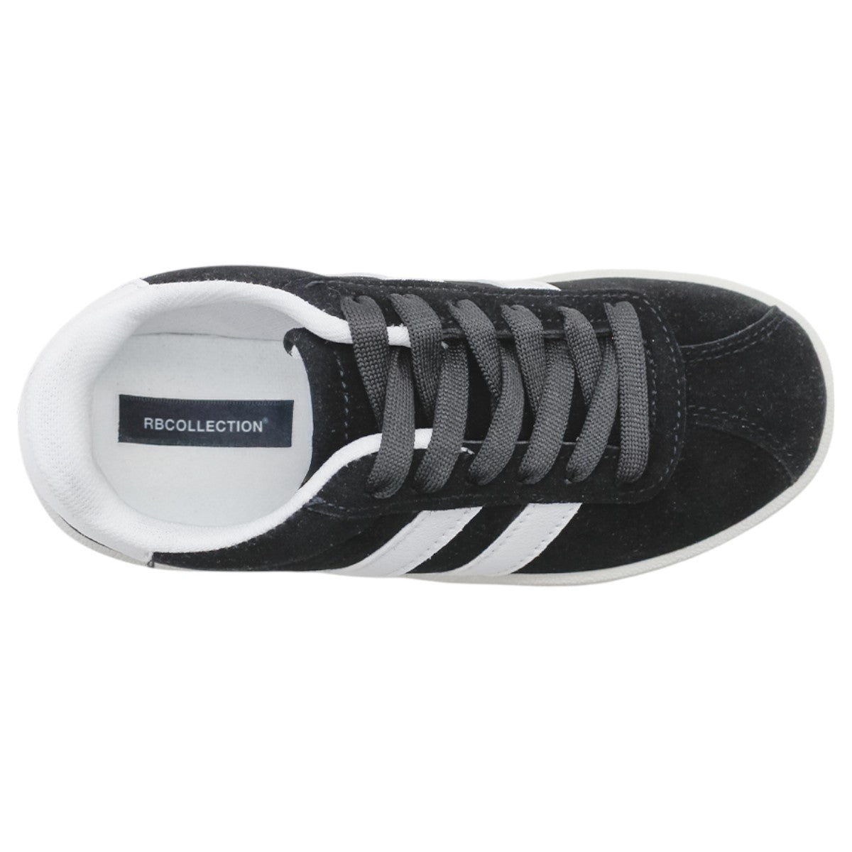 Foto 4 pulgar | Tenis Exterior Gamuza Color Negro Para Niño De Rbcollection