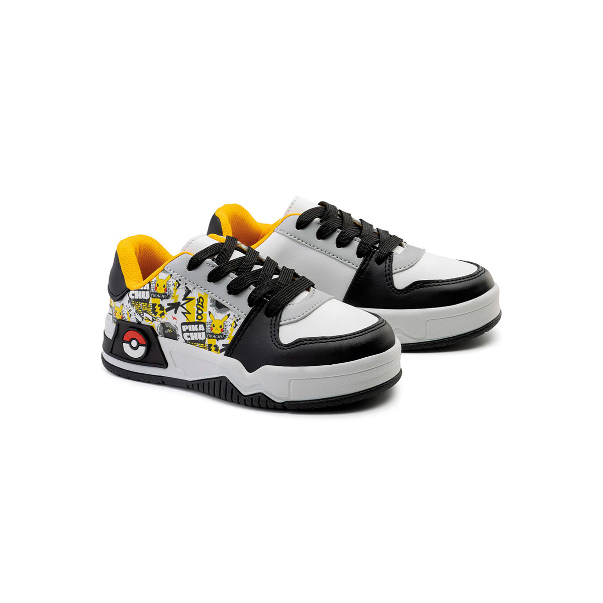 Tenis Yuyin Pokémon Para Niño Diseño Pikachu Gris
