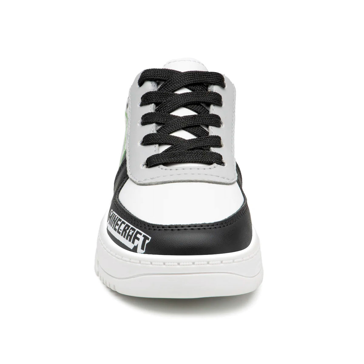 Foto 5 pulgar | Tenis Yuyin Minecraft Blanco Niño Diseño Creeper Cómodos