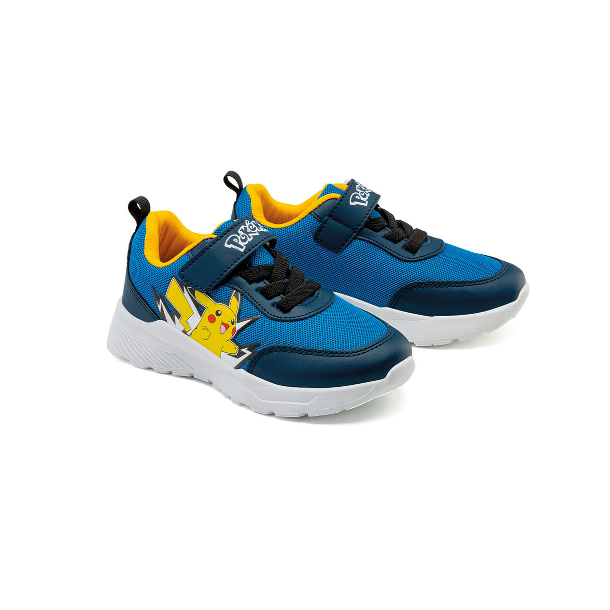 Foto 4 pulgar | Tenis Yuyin Pikachu Pokémon Niño Diseño Exclusivo Azul
