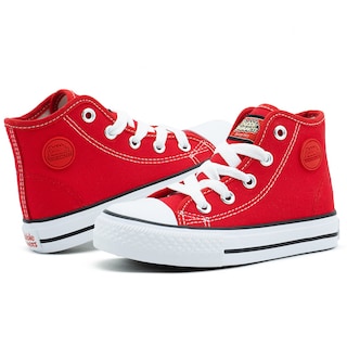 Foto 5 | Tenis Bubble Gummers Wilson Bota Lona Rojo Para Niño
