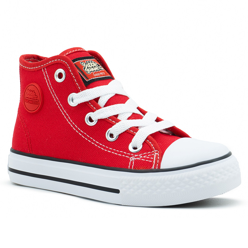 Foto 1 | Tenis Bubble Gummers Wilson Bota Lona Rojo Para Niño