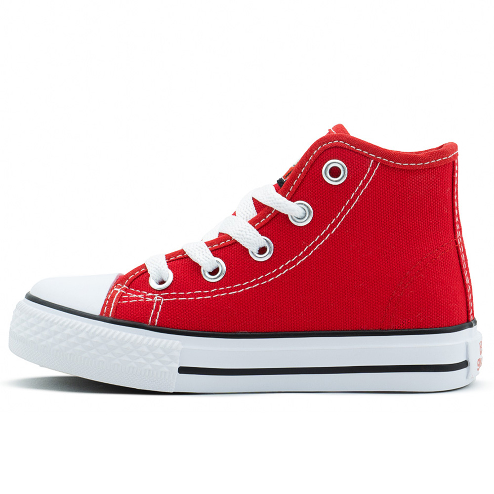 Foto 3 pulgar | Tenis Bubble Gummers Wilson Bota Lona Rojo Para Niño