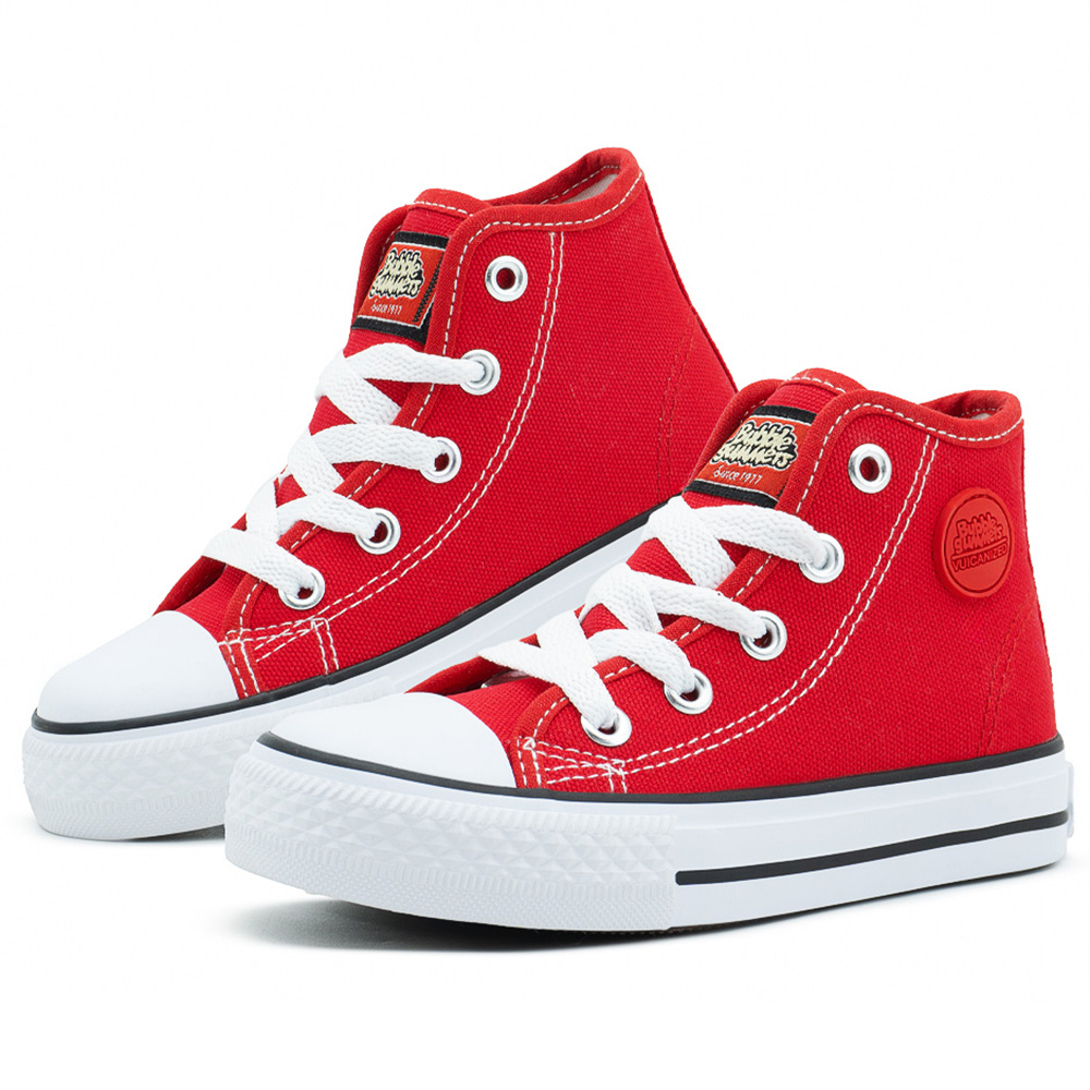 Foto 7 | Tenis Bubble Gummers Wilson Bota Lona Rojo Para Niño