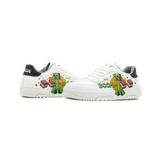 Foto 2 | Choclo Yuyin Tenis Niño Minecraft Boom Blanco Antiderrapante Blanco