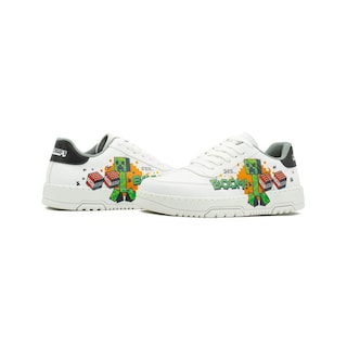 Foto 2 | Tenis Yuyin Para Niño Minecraft Boom Casuales Blanco 18-21.5 Blanco