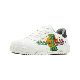 Foto 3 | Tenis Yuyin Para Niño Minecraft Boom Casuales Blanco 18-21.5 Blanco