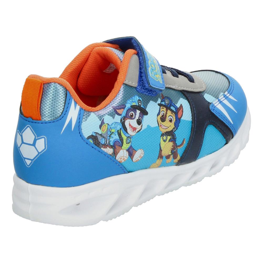 Foto 4 pulgar | Tenis Niño Toddler Paw Patrol Azul Casual Luces Led Caricatura Nickelodeon Cintas Velcro Ajustable Azul