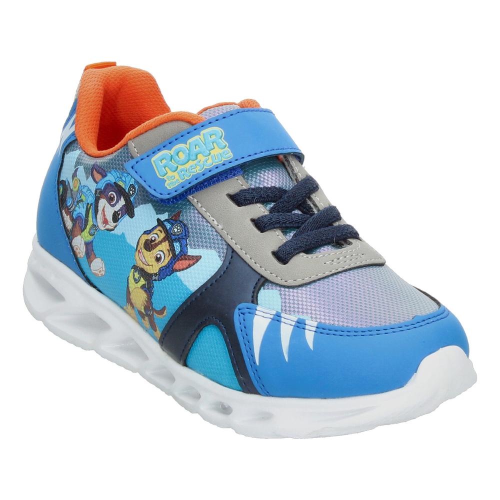 Foto 5 pulgar | Tenis Niño Toddler Paw Patrol Azul Casual Luces Led Caricatura Nickelodeon Cintas Velcro Ajustable Azul