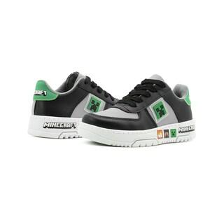 Foto 2 | Yuyin Niño Tenis Negro Antiderrapante Minecraft Casuales Negro