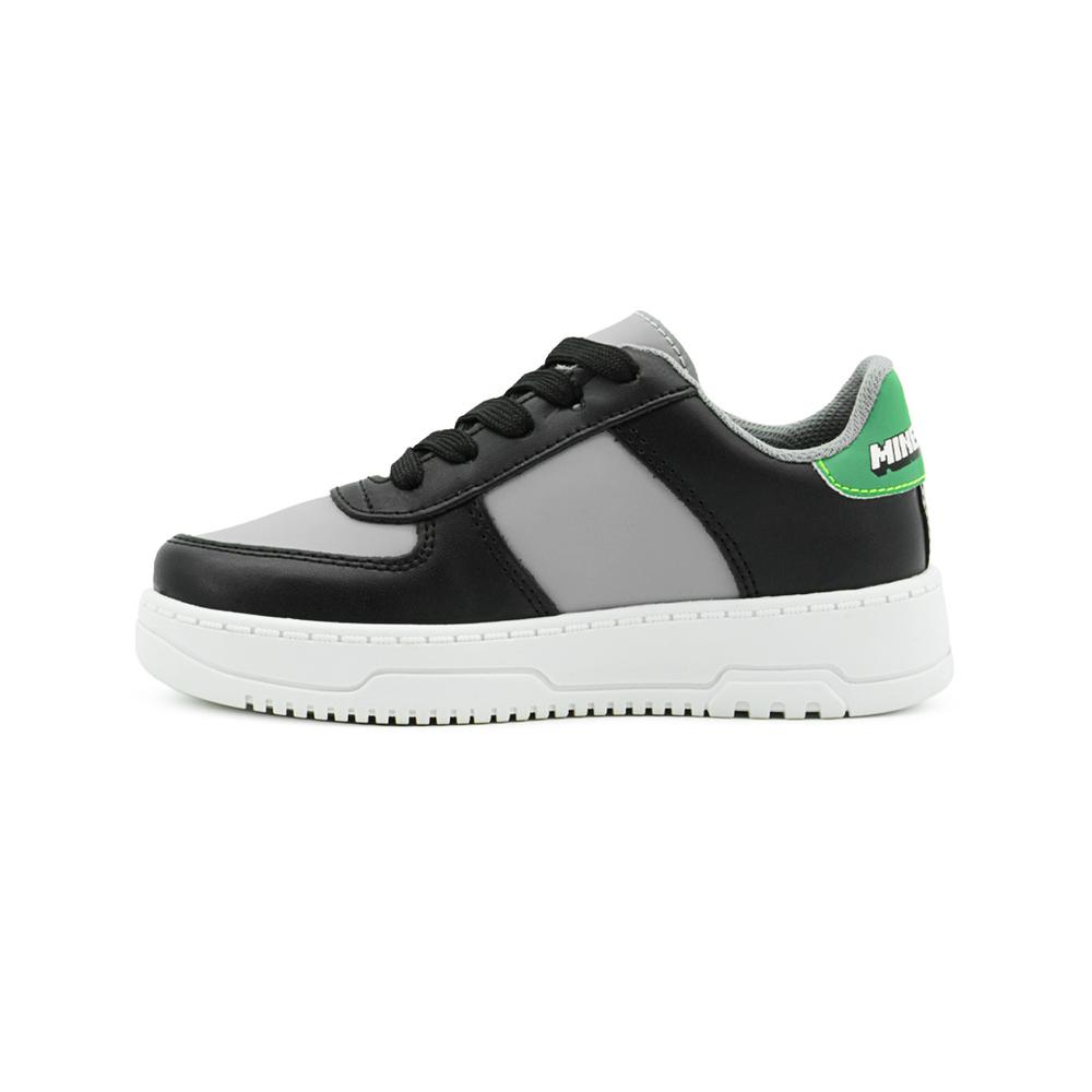 Foto 6 pulgar | Yuyin Niño Tenis Negro Antiderrapante Minecraft Casuales Negro