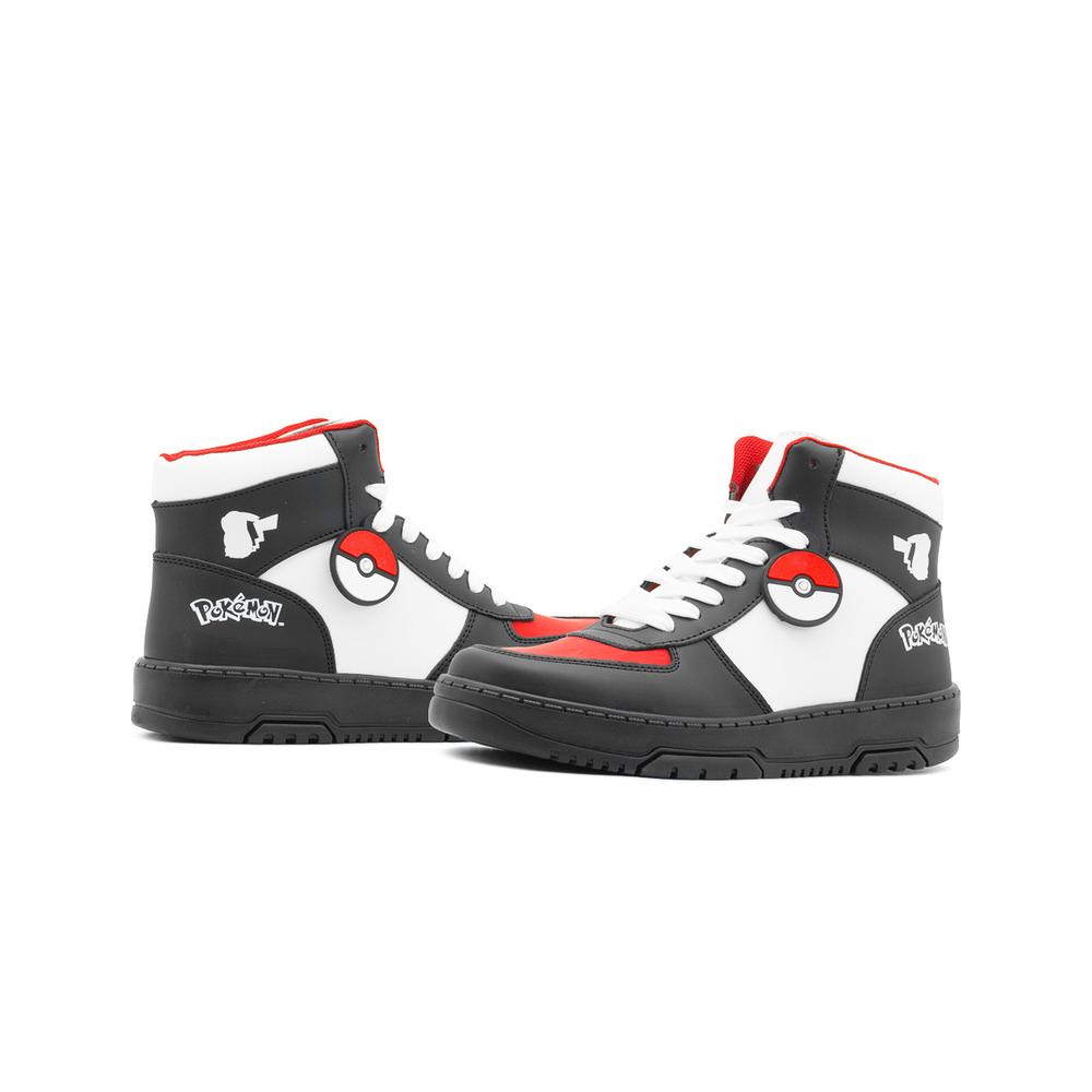 Foto 2 | Tenis Bota Yuyin Para Niño Pokemon Casuales En Negro 22-25.5 Negro