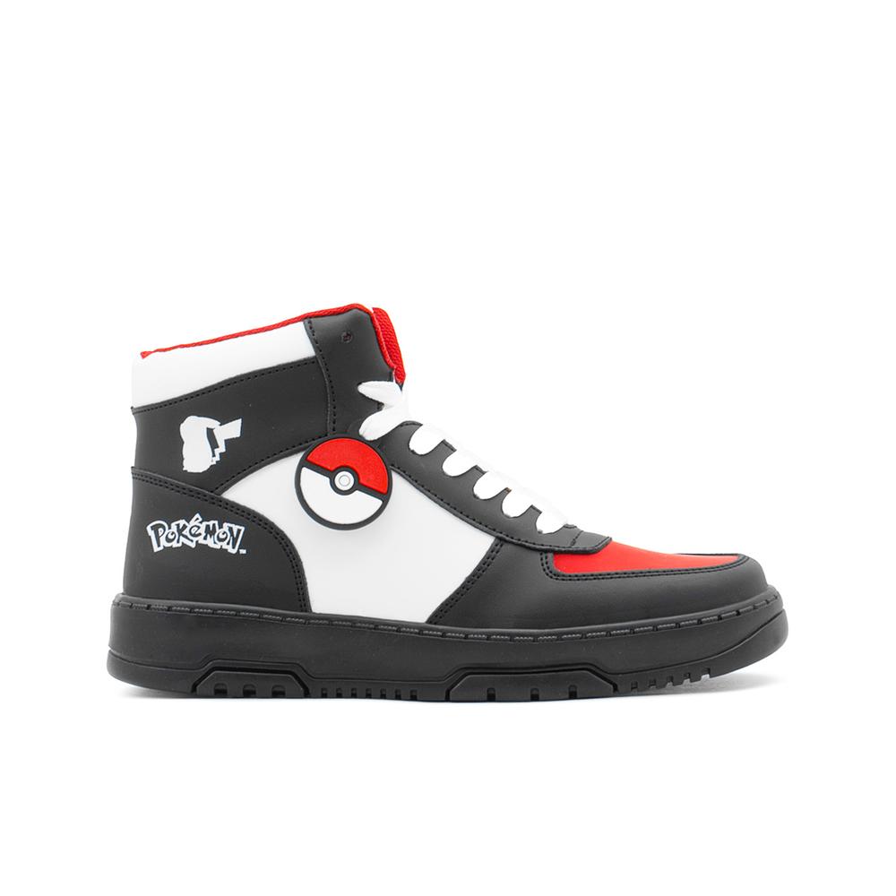 Foto 7 pulgar | Tenis Bota Yuyin Para Niño Pokemon Casuales En Negro 22-25.5 Negro