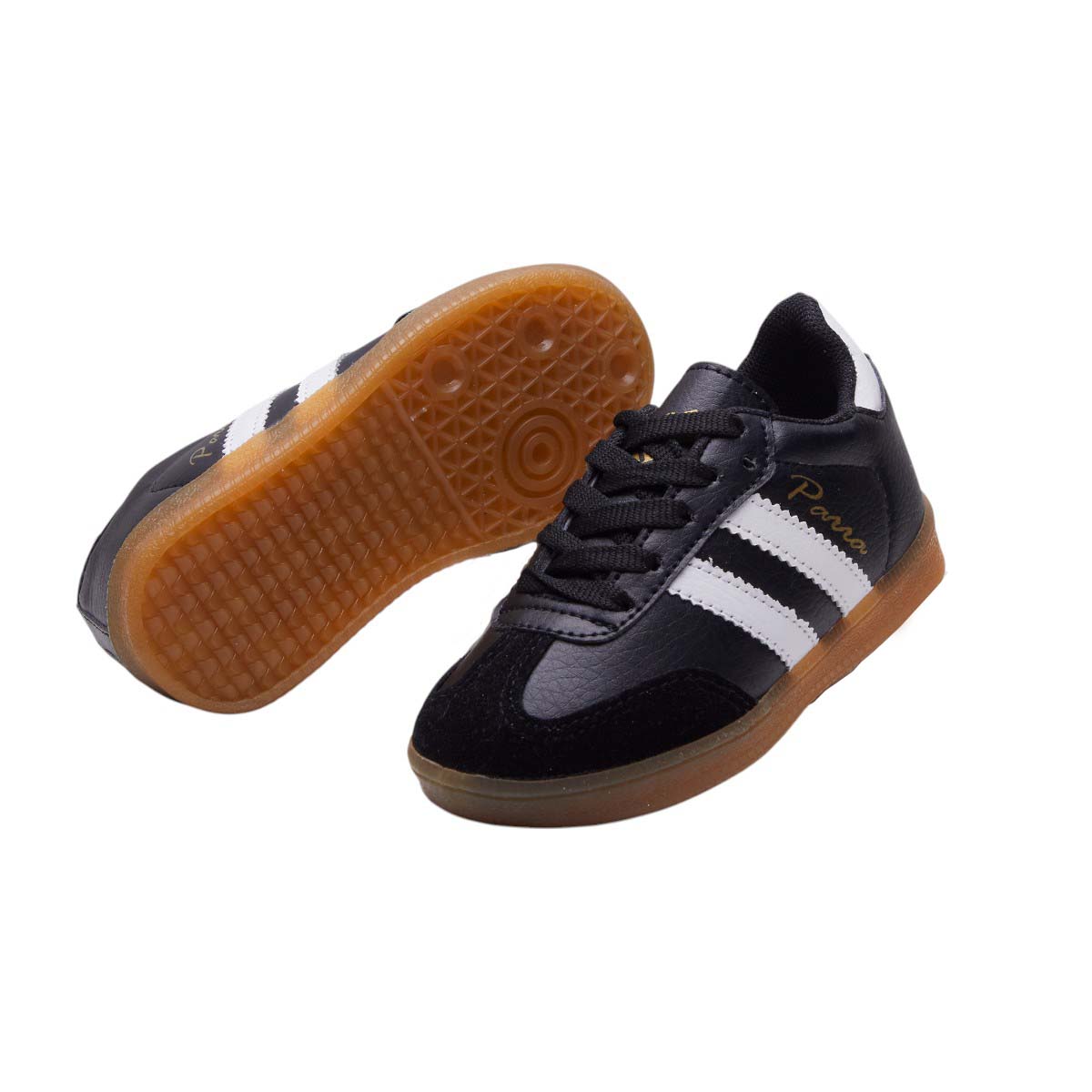 Foto 4 | Tenis Calzado Watanabe Color Negro Mezcla Textiles