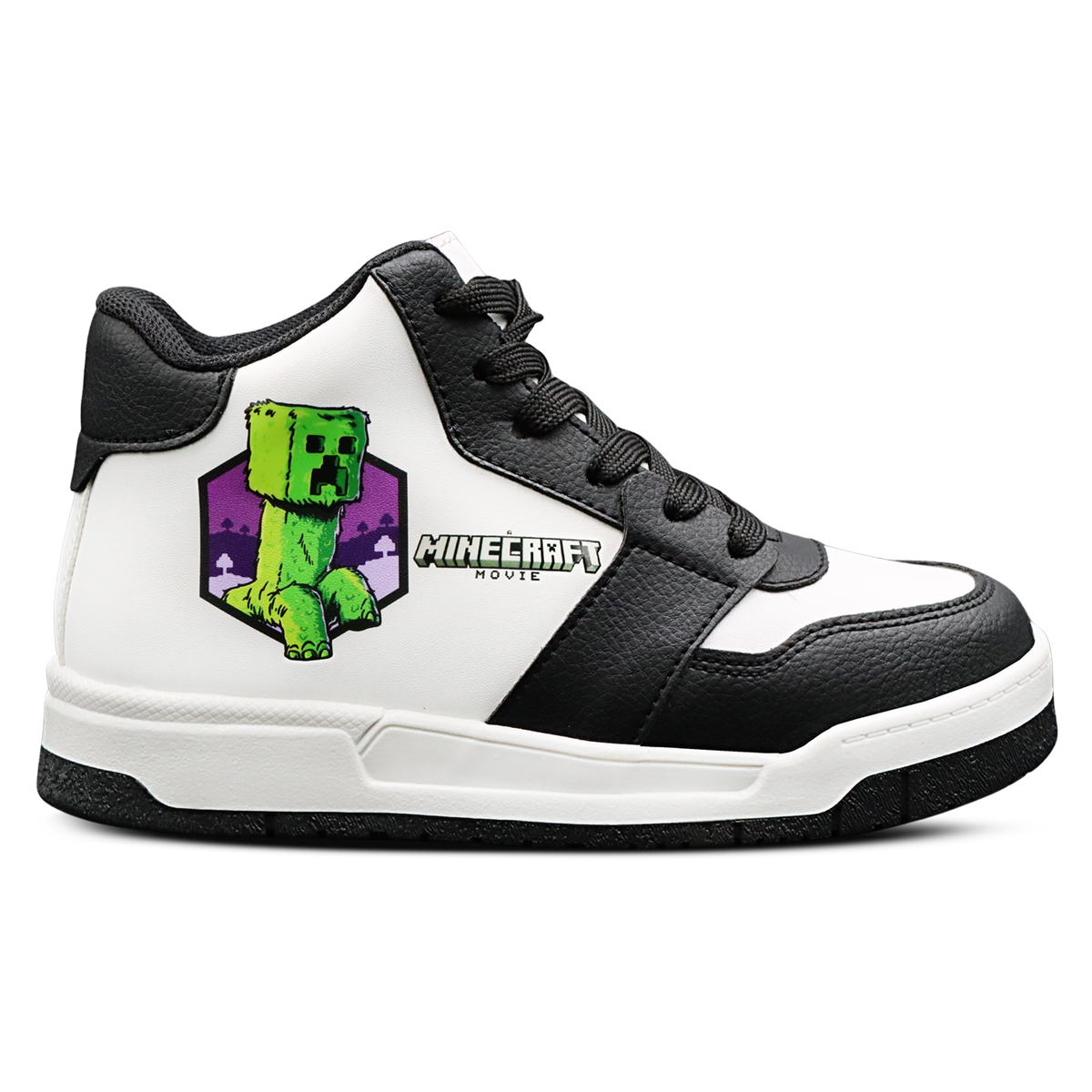 Foto 2 pulgar | Tenis Minecraft Movie Creeper Media Bota Para Niño